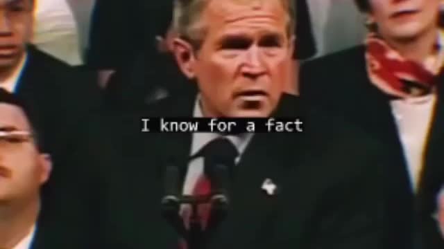 Throwback: Everything You Know As Truth Is A Lie. Ep 1 George Bush