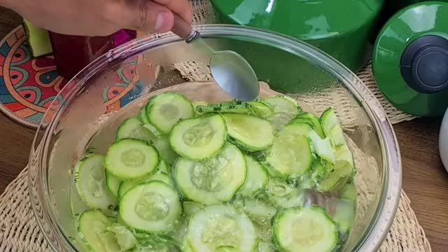 When I Made This Zucchini Salad, I Never Stopped Making It!