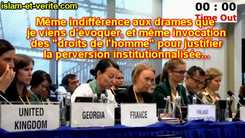 23046 L’ABBÉ PAGÈS DÉNONCE À L’OSCE LA PROMOTION DE L’ÉGALITÉ DE GENRE