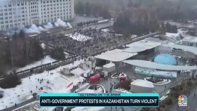 Violent protests in Kazakhstan over fuel prices and gov corruption.