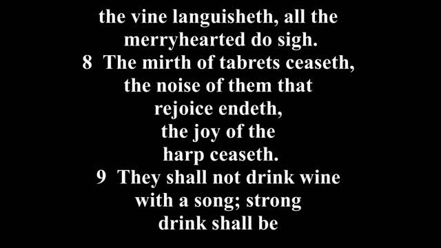 Isaiah 24 King James version