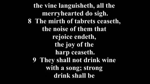 Isaiah 24 King James version