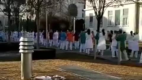 Hospital staff makes a video?