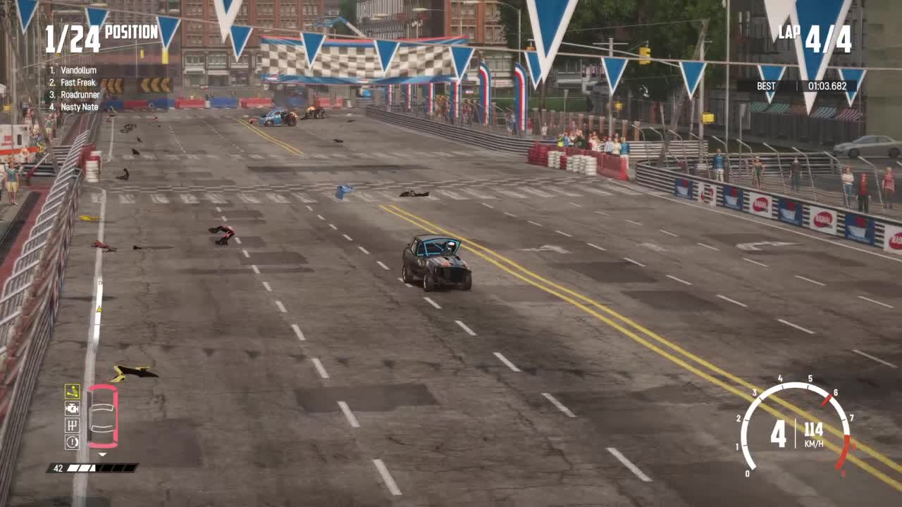 Wrecking banger race!!