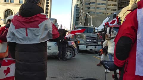 Raw Recording: DT Toronto Trucker Protest Pt 16