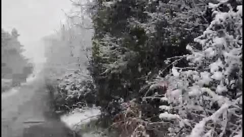 Snowing