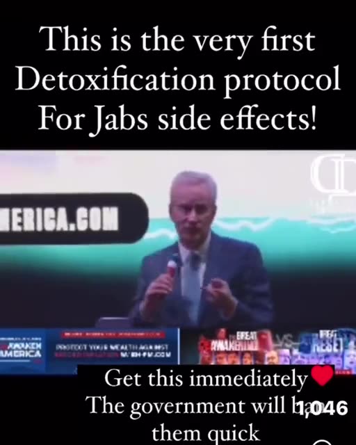 How to help detox from the poison they injected