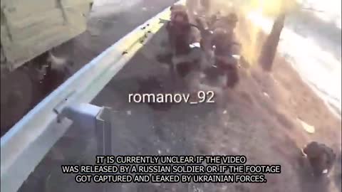Ukraine War - Russian Soldiers Helmet Cam Captures His Unit Coming Under Ukrainian Ambush