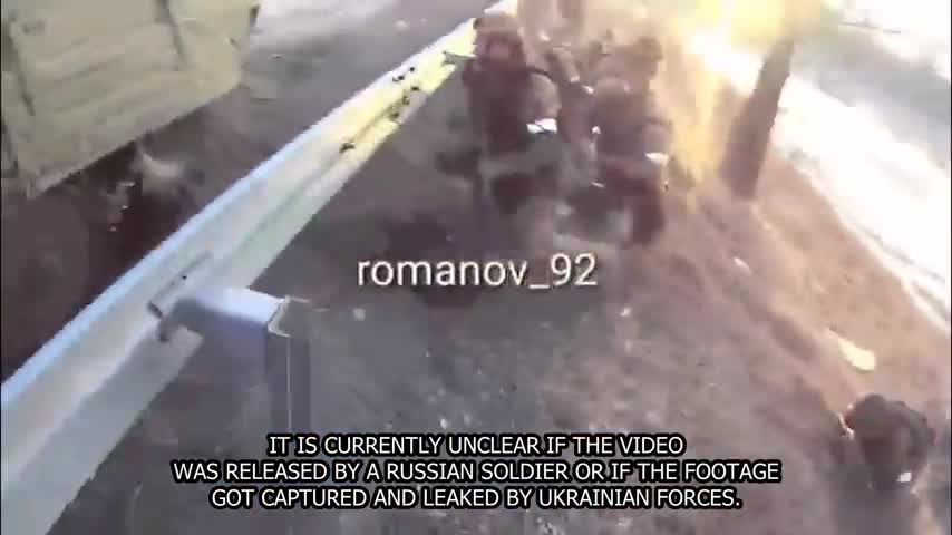 Ukraine War - Russian Soldiers Helmet Cam Captures His Unit Coming Under Ukrainian Ambush