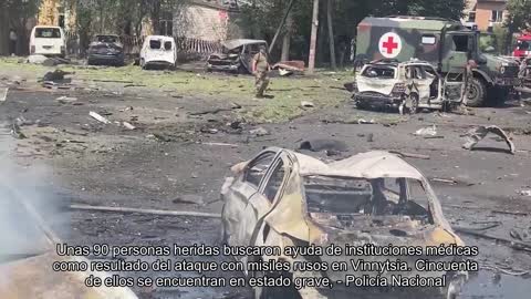 ️ About 90 wounded people sought help from medical institutions as a result of the Russian missile
