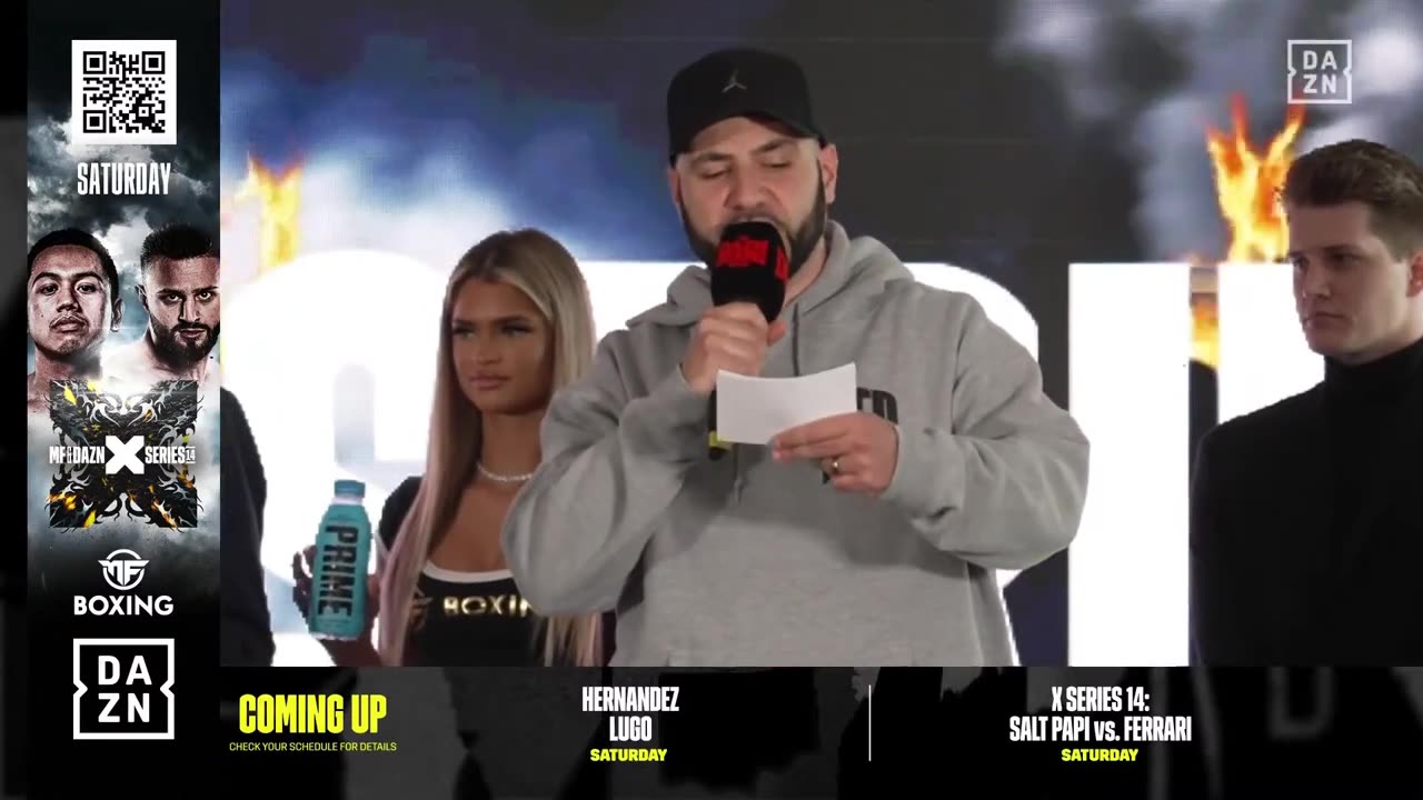 MISFITS x DAZN X SERIES 014: SALT PAPI VS. AMADEUSZ FERRARI WEIGH IN LIVESTREAM