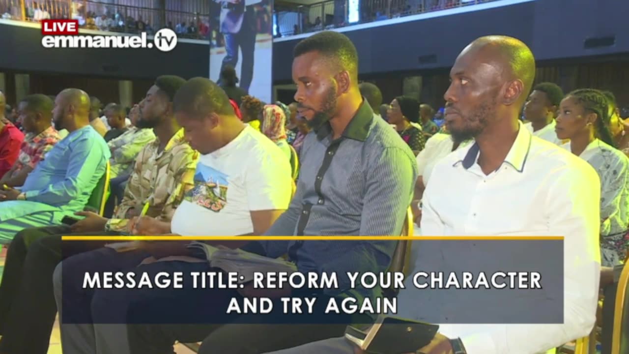 Evangelist Shina “Reform Your Character And Try Again”