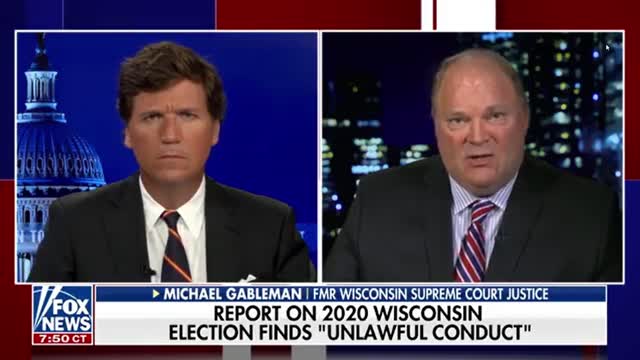 After WI Report, Tucker is reporting on 2020 election fraud.