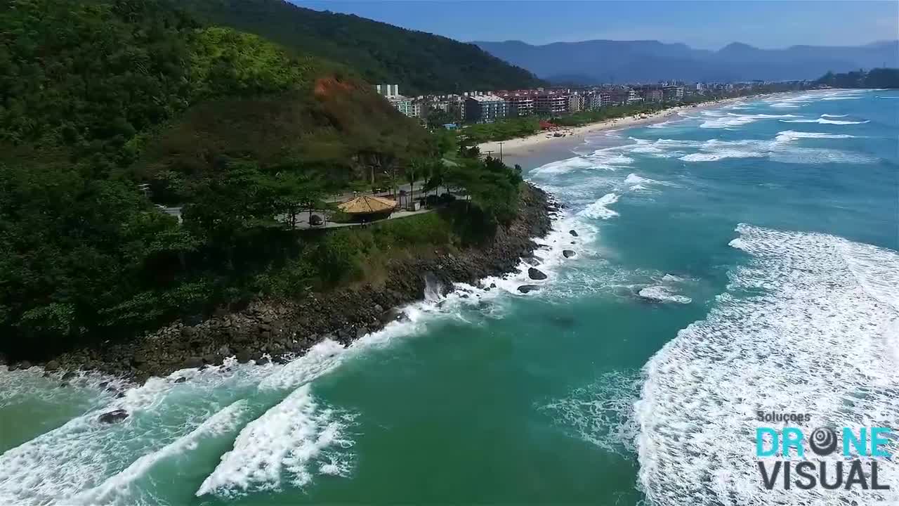 AERIAL IMAGES OF UBATUBA BEACH