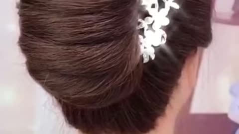 Very beautiful hair style for girls