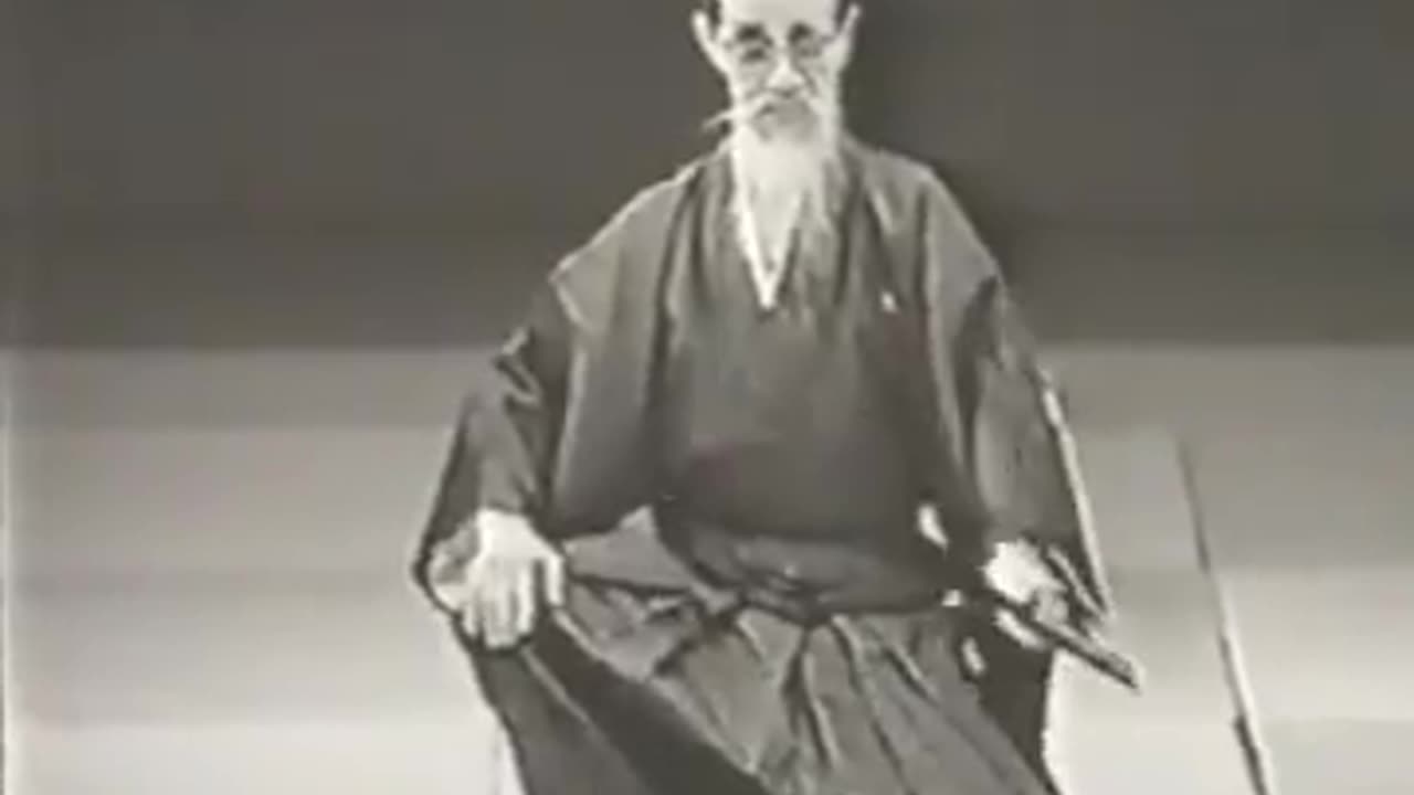 Sugino Sensei 10th Dan Master of Katori Shinto Ryu