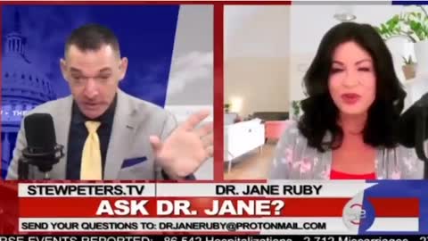 Dr Jane在stew的節目上說，根據輝瑞前員工的爆料文檔顯示，疫苗公司推出的加強針比現有的毒針藥性強10倍。 打了加強針會大幅增加病變的機率，目前非正式的打加強針傷亡報告大幅增加。