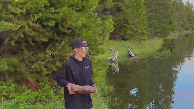 rock skipping world record