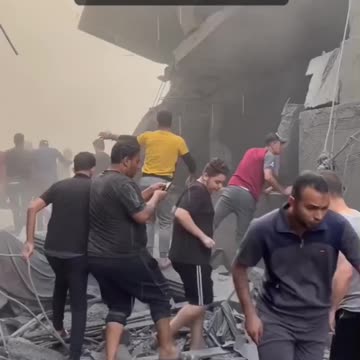 Gaza Market bombing October 21 2023