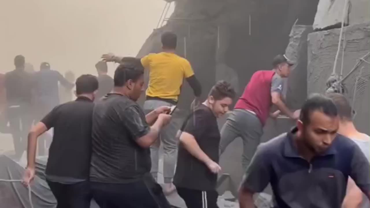 Gaza Market bombing October 21 2023