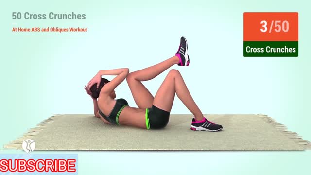 50 Cross Crunches