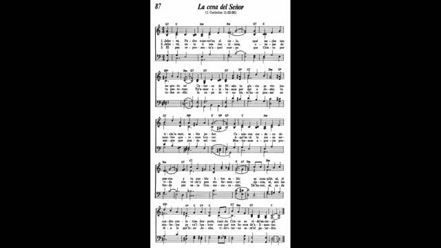 La cena del Señor (Canción 87 de Canten Alabanzas a Jehová)