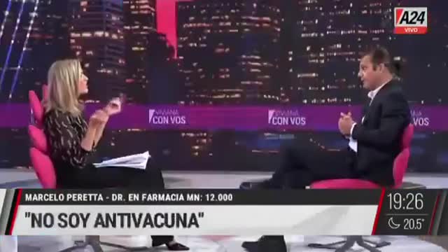 Viviana Canosa y Marcelo Perreta Dr en farmacia Covid 19 Plandemia Coronavirus