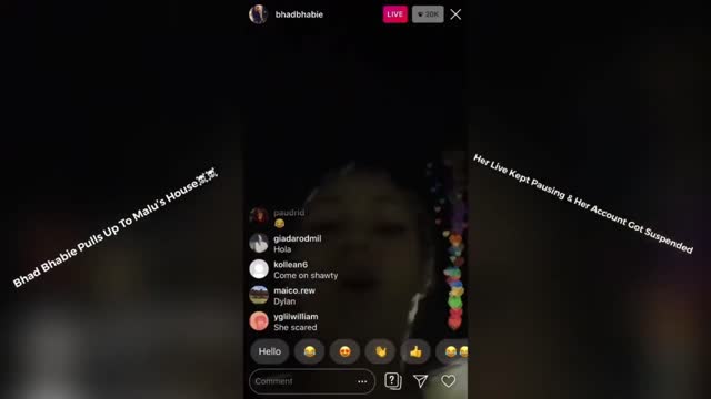 Bhad Bhabie Fight with Malu Trevejo (FOOTAGE)