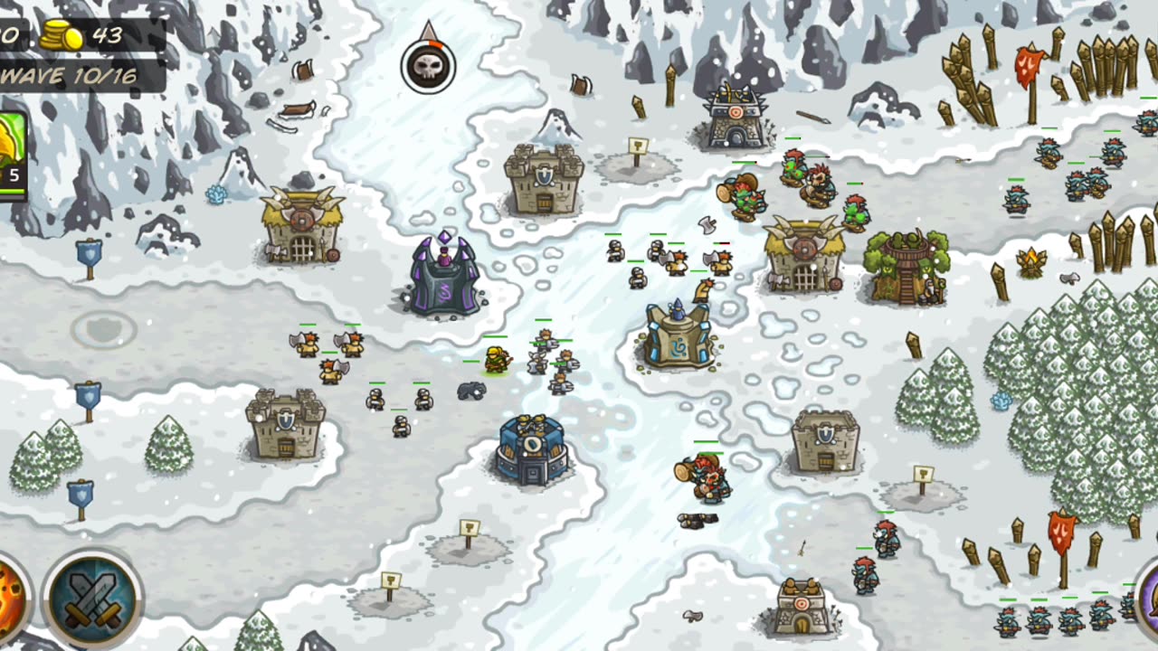 Kingdom rush game play level Ha'kraj Plateau