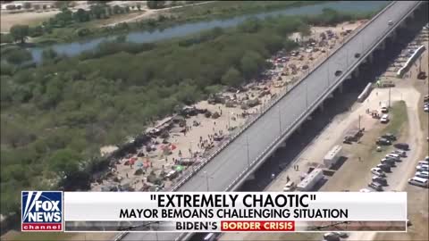 Migrants Shelter In A Tent City Under Texas Bridge (Source 02