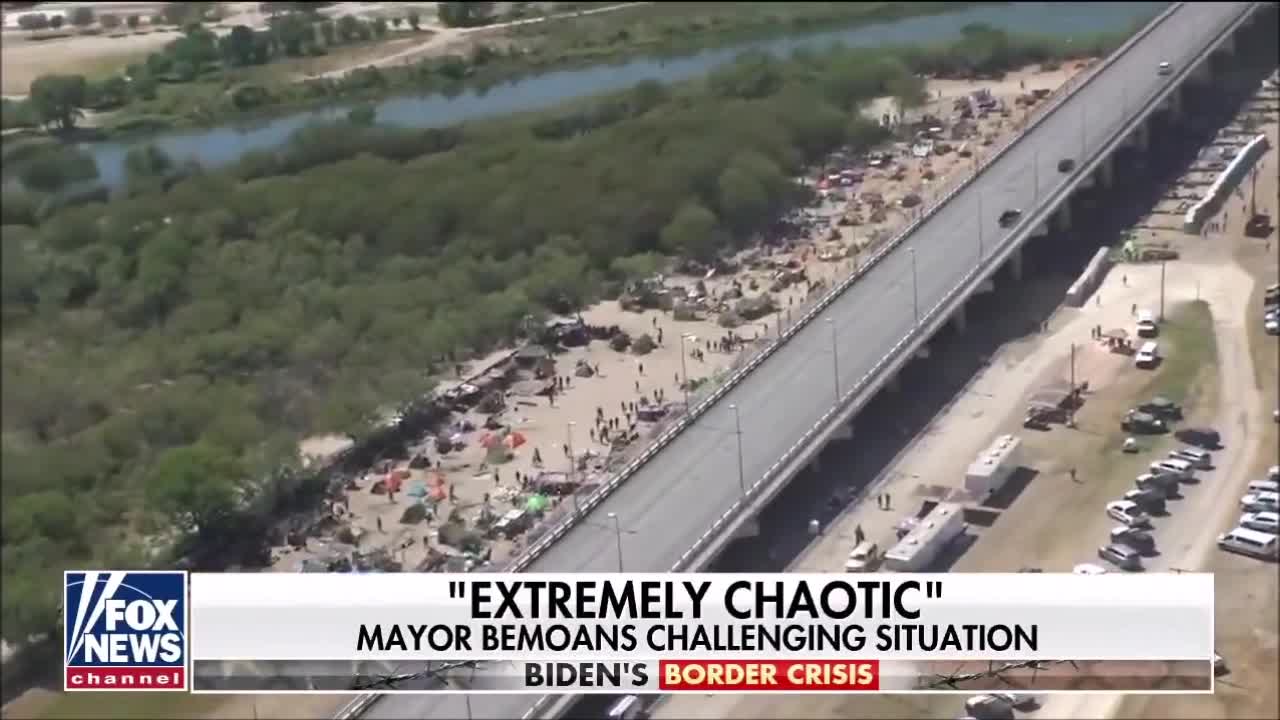 Migrants Shelter In A Tent City Under Texas Bridge (Source 02