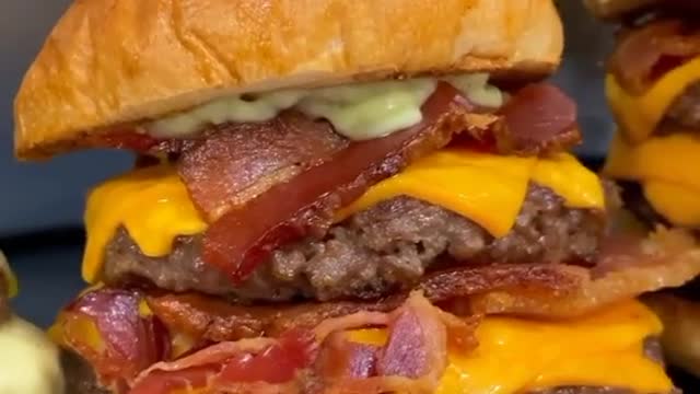 Double beef burger