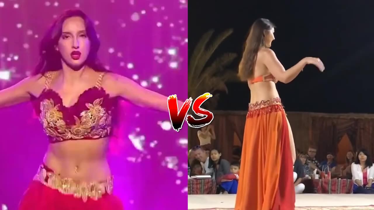 Belly Dance _ Nora fatehi Vs Dubai Belly Dancer _ Nora