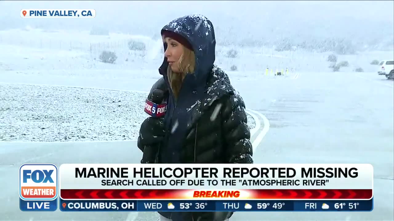 Marines Missing Amid Atmospheric River Storm After Chopper Never Makes It To San Diego Base