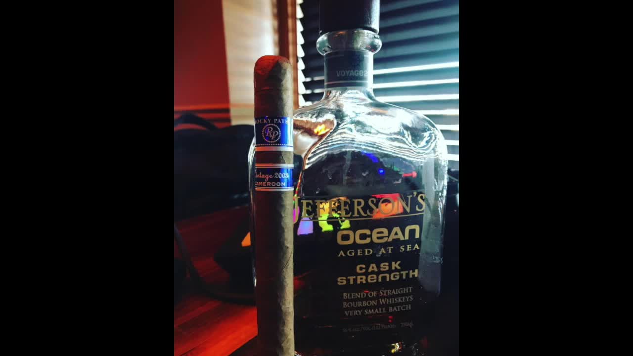 Eat! Drink! Smoke! Episode 117: Jefferson's Ocean Cask Strength & Rocky Patel Vintage 2003 Cameroon