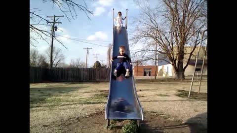 Kids playing in the park