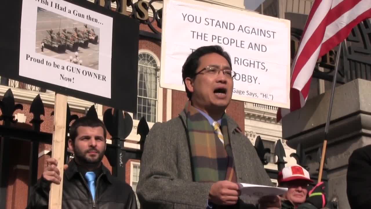 Chinese American Speaks on the 2nd Amendment at 2nd Amendment Rally