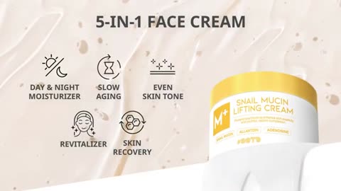 Snail Mucin Moisturizer Cream, Lifting & Deep Hydrating Cream at #OOTD Beauty