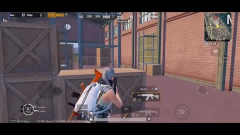 best 1V4 clutch PUBGM