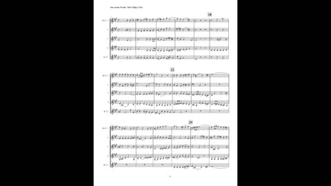 J.S. Bach – Motet: “Jesu, meine Freude”, Part 4 (Clarinet Quintet)