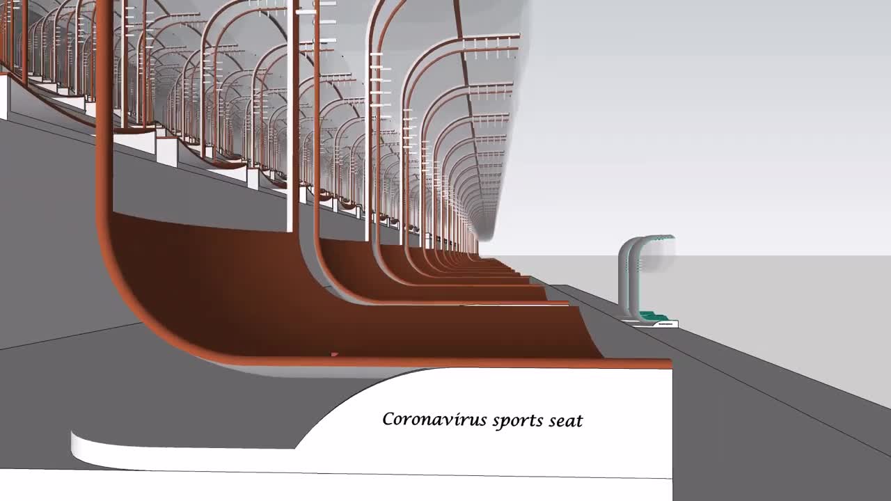 Coronavirus sports seats