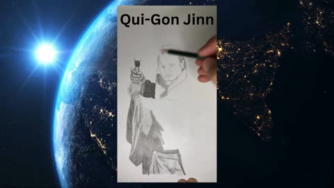 Qui-Gon Jinn timelapse drawing