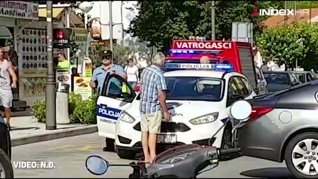 Crikvenica: Vozač izletio s ceste i zabio se u zid