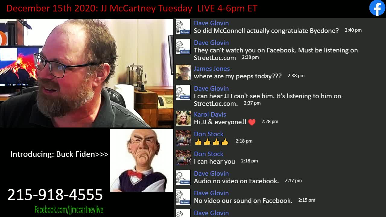 The JJ McCartney Show 12-15-2020