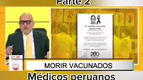 Medicos peruanos siguen mueriendo