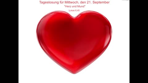 Tageslosung für Mittwoch, den 21. September