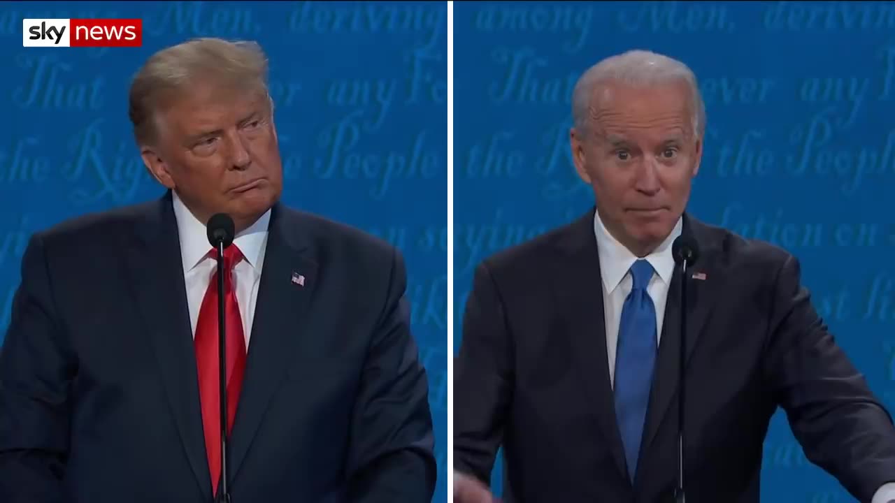 Trump and Biden face off in final US presidential debate - highlights