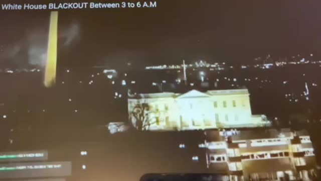 Black out in WH @ 3 am to 6am