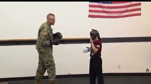 Military Father - Surprise!