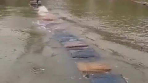 Incredible running on water